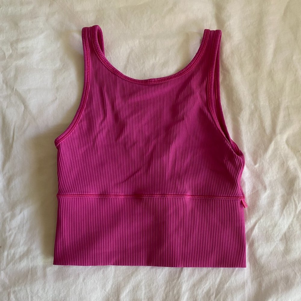 Lululemon Power Pivot Reversible Tank - Sonic Pink